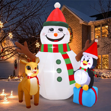 6.1FT Christmas Snowman Inflatables Decoration