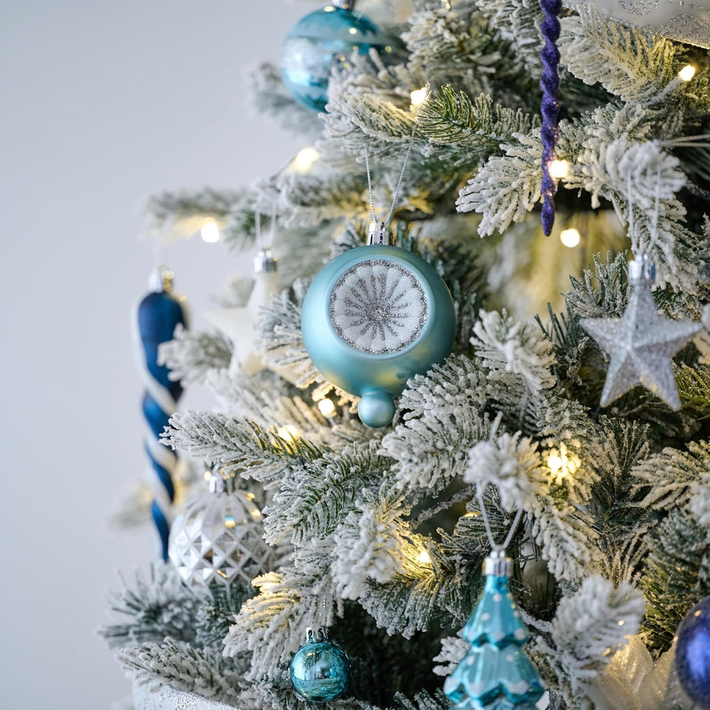 100ct Christmas Tree Decorations Ball Ornaments Set Medium