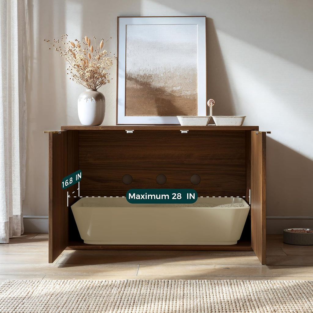 31.5" Cat Litter Box Enclosure Furniture