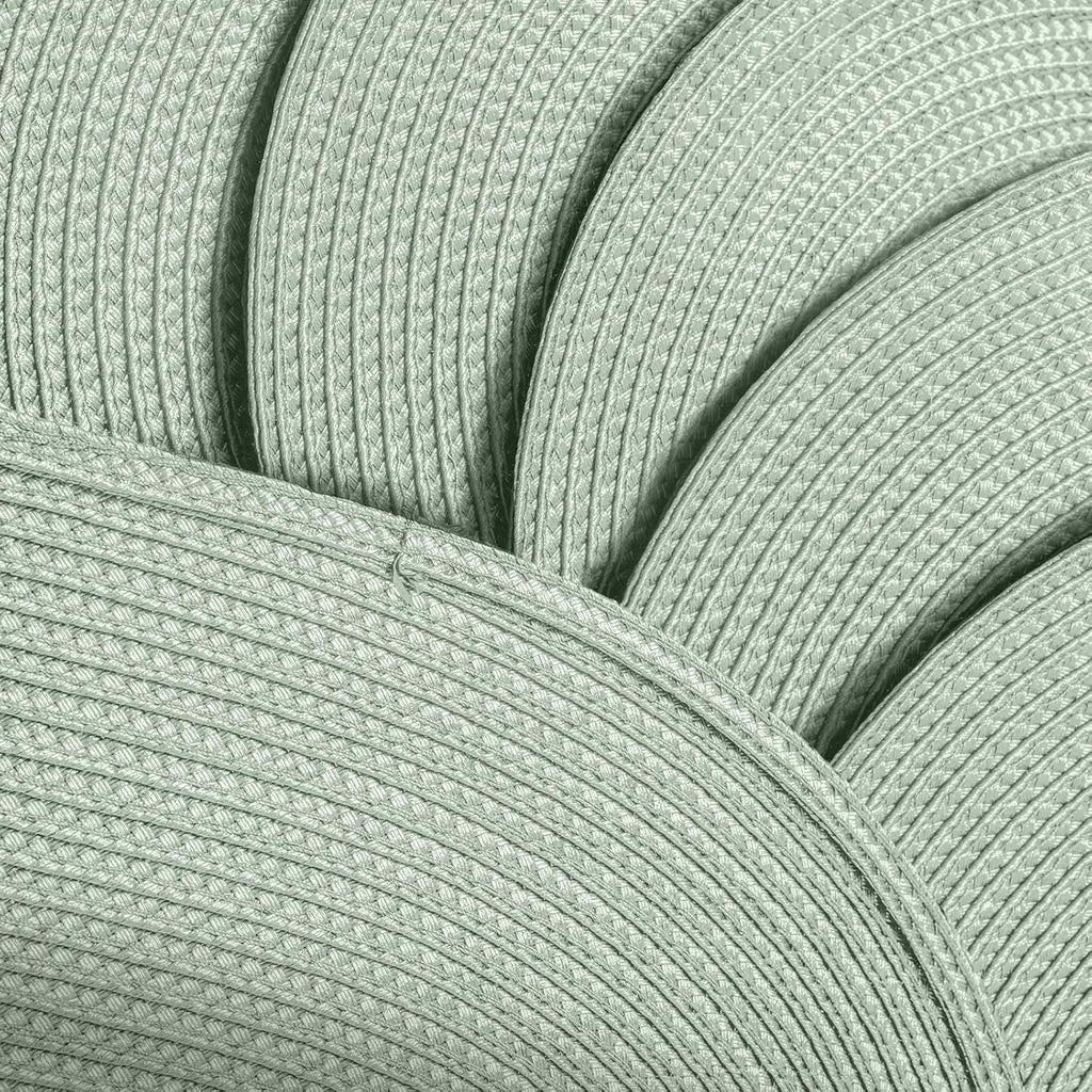 Placemats for Dining Table Washable Woven Non-Slip 18x12 inches Placemat Heat-Resistant Durable Table Mats - Set of 6