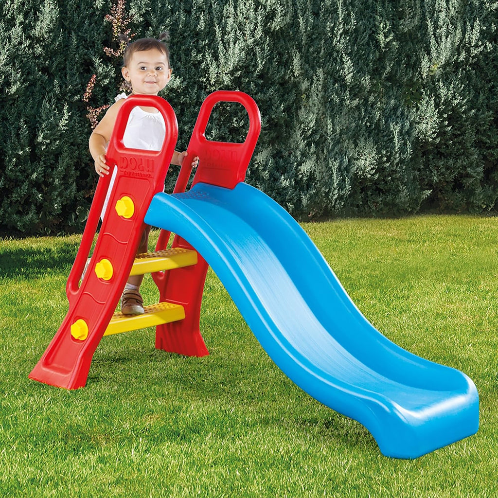 Junior Slide - 53 Inch Toddler First Steps Slide for Indoor & Outdoor