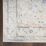 Home Astra Machine Washable Light Blue 9' x 12' Area Rug - Easy Clean, Non Shedding, Bed Room, Livin