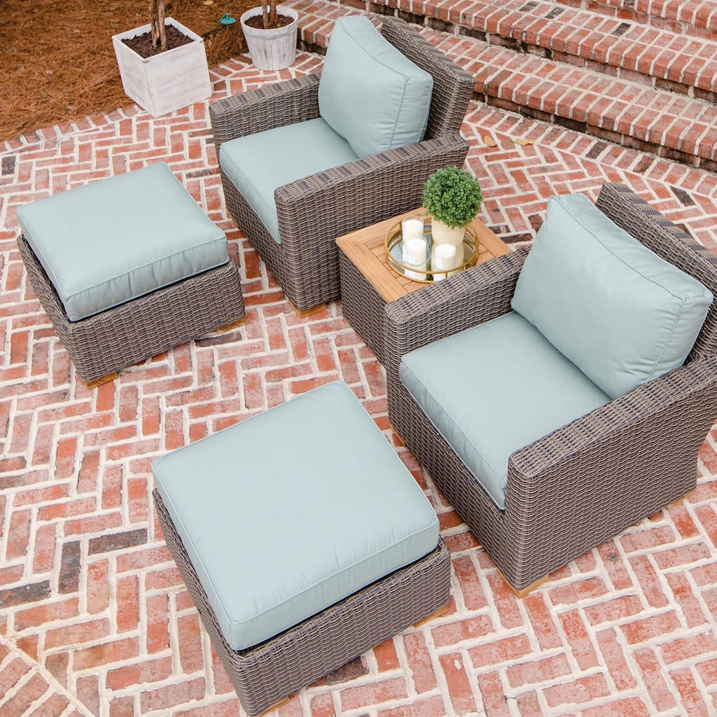Sanibel Club Teak Chair, Granite