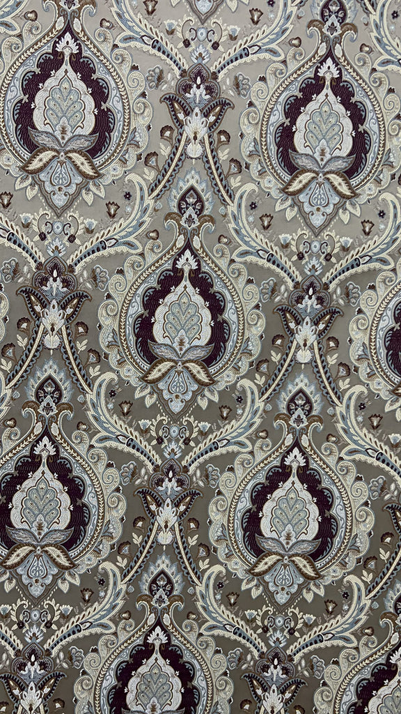 Luxurious Woven Jacquard Majestic Damask Fabric for Upholstery, Dining Chairs, Window Treatments, Crafts