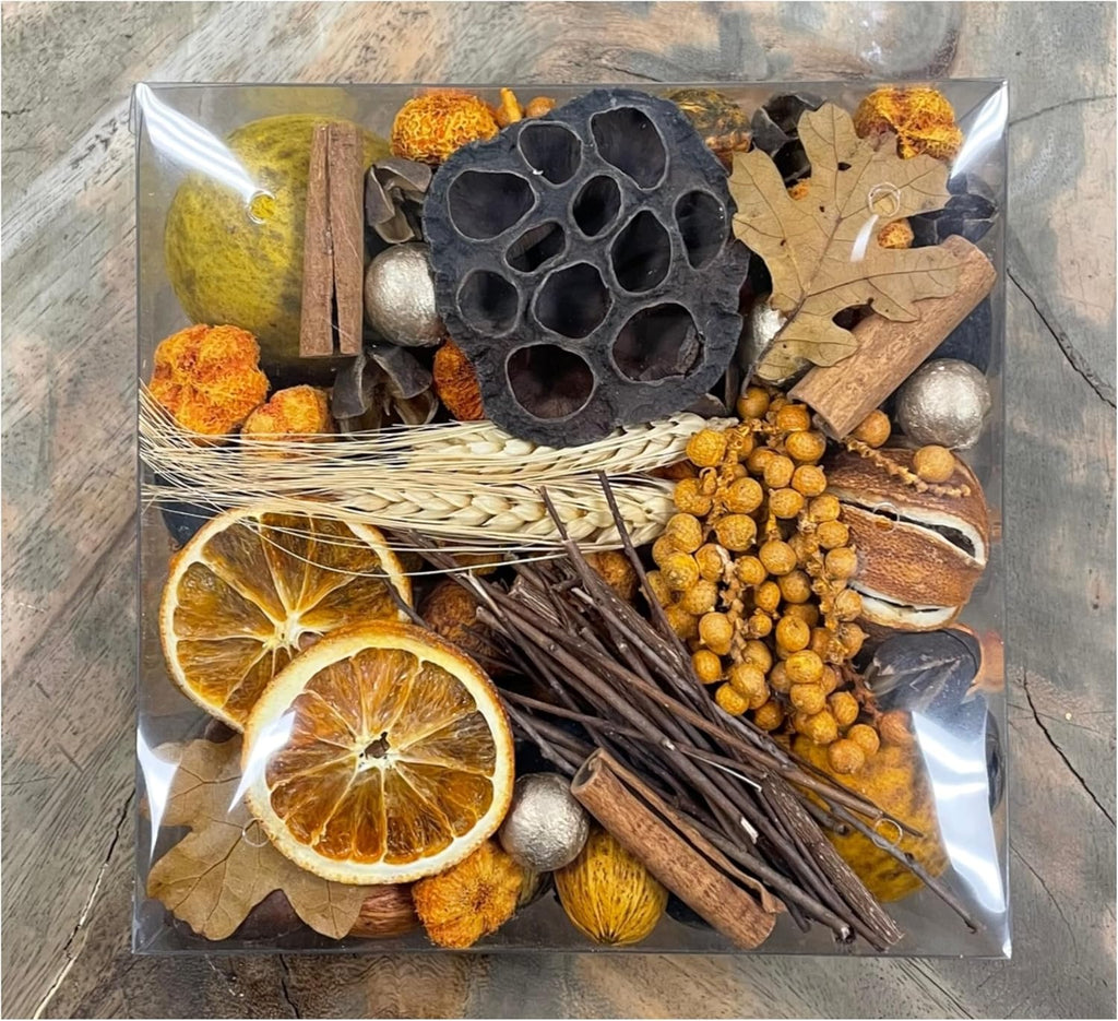 Fall Harvest Fragrance Potpourri Decorative Vase & Bowl Filler Home Décor (Autumn Harvest)