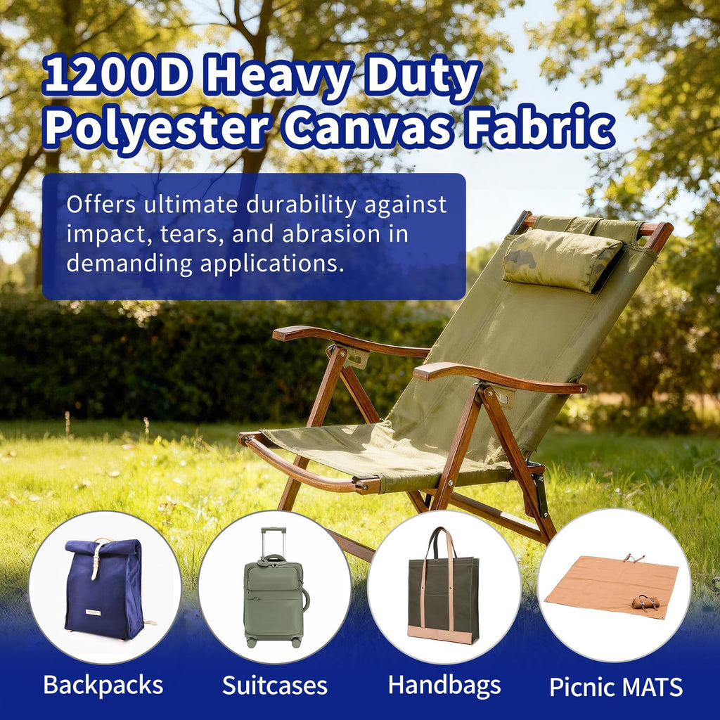 Heavy Canvas Outdoor Fabric by The Yard Waterproof Multi-Color/Length