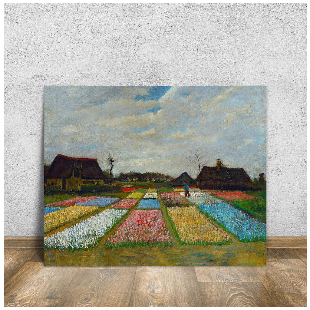 Bulb Fields by Vincent Van Gogh, Canvas Print