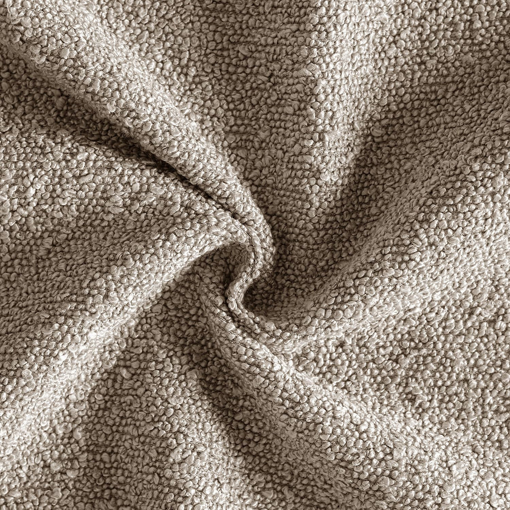 20x20 Decorative Boucle Couch Pillow Covers Light Taupe
