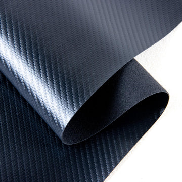 Black Faux Leather Sheet for Handicraft Making, Textured Surface&Cotton Backing, 36x53 Inch, 0.8mm Thick, for Leather