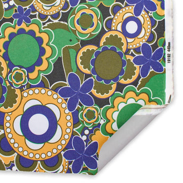 Printed Canvas Fabric Waterproof Outdoor 60" Wide 600 Denier Sold by The Yard (Paradise Green)