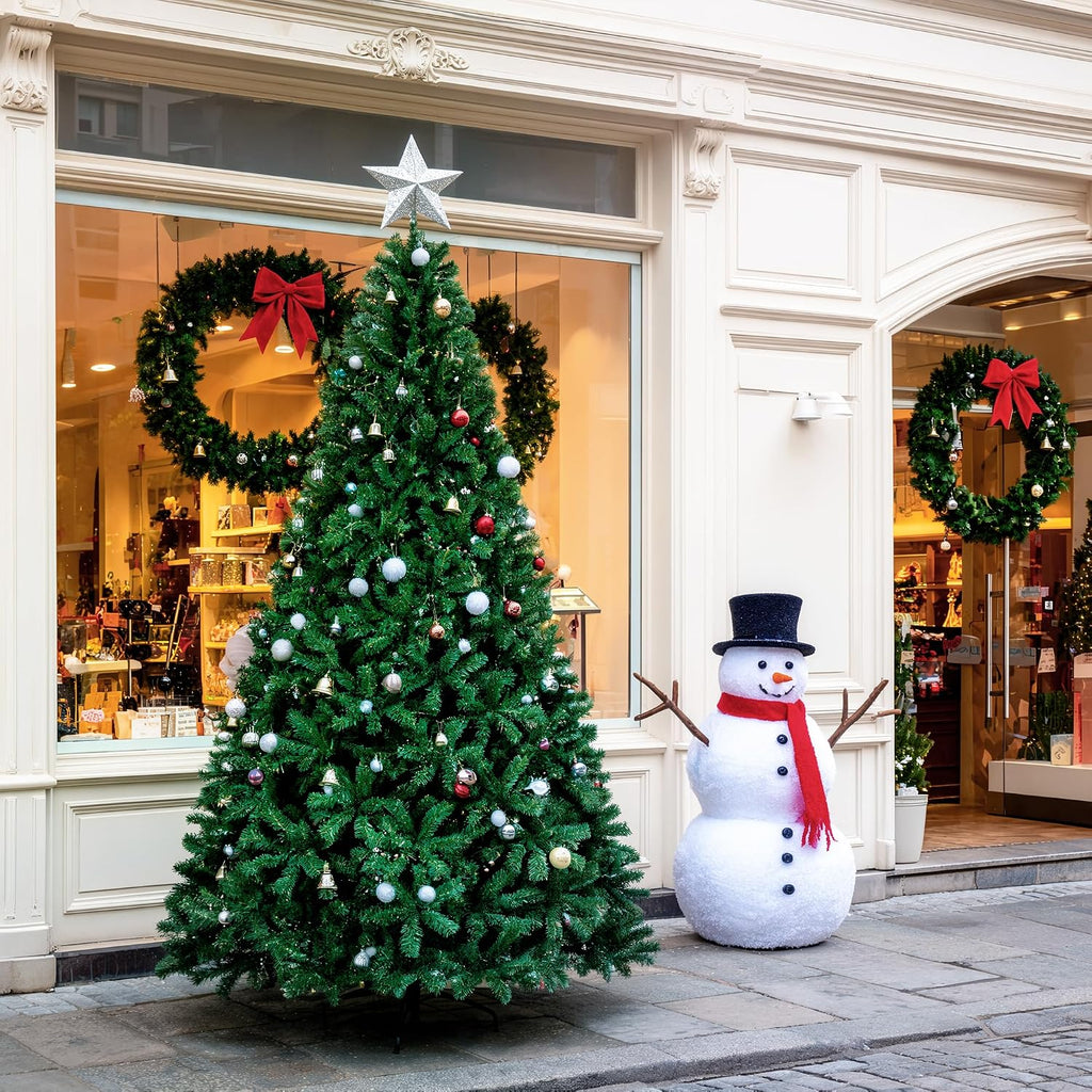 Artificial Christmas Tree, Christmas with Over 4200 Branch Tips and 1200 LED,Artificial Pine Lighted Holiday Tree
