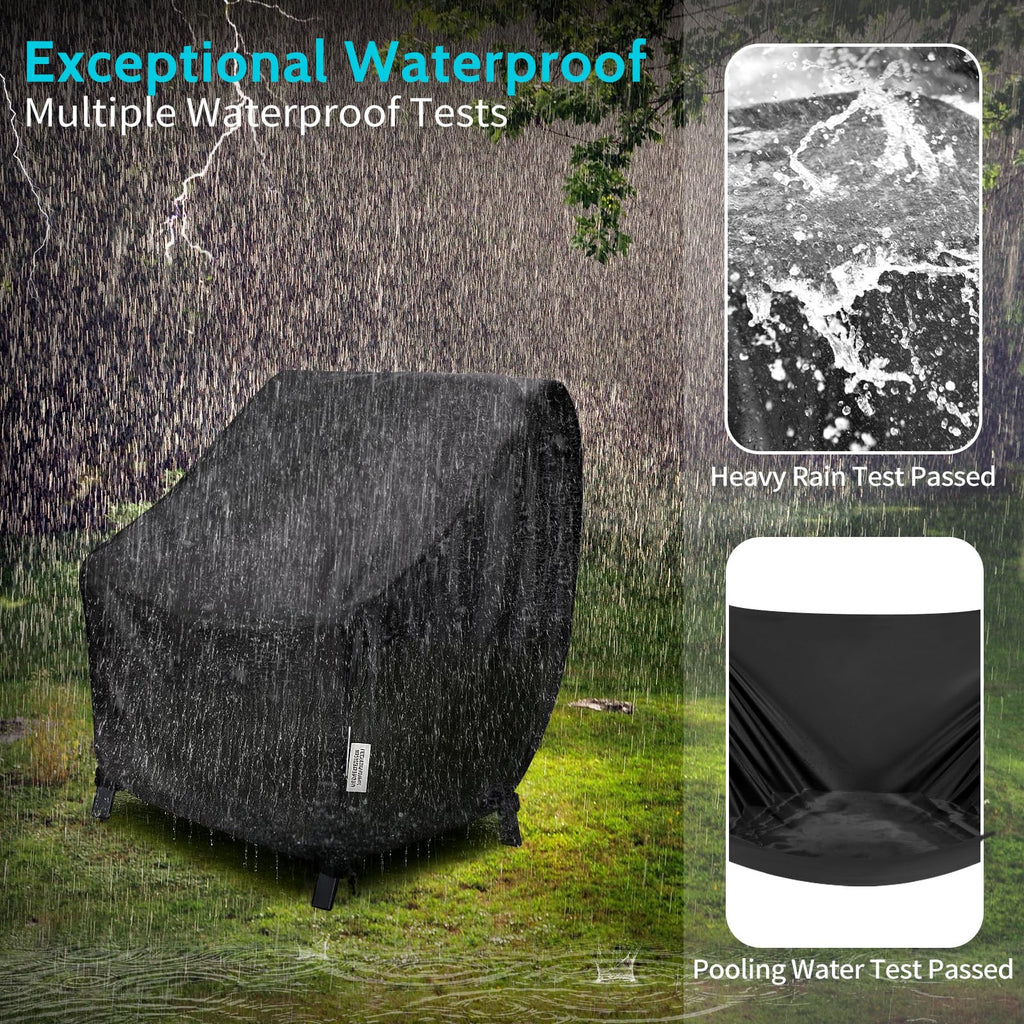 Outdoor Furniture Patio Chair Cover Waterproof, Fit 32x35x36 in