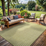 Washable Outdoor Rug 5x7 Modern Area Rugs Outdoor Carpets Striped Pattern Non Shedding Waterproof Ea