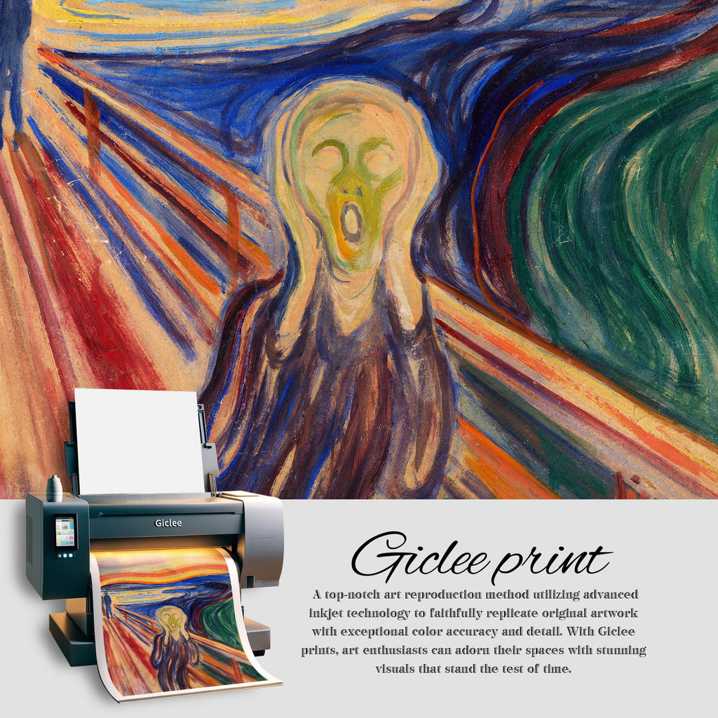 The Scream by Edvard Munch, Canvas Print
