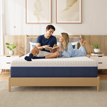 12 Inch Queen Size Mattress, Firm Gel Memory Foam Queen Mattress in a Box, Firm Back Support for Pressure Relief &