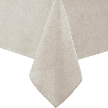 Dothan Luxury Linen Blend Tablecloth or Party, 60" x 120", Taupe