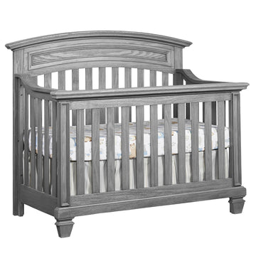 4 in 1 Convertible Crib, Brushed Gray