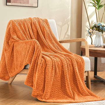 Fall Throw Blanket, Super Soft Fuzzy Blanket for Couch Sofa Bed Office, Cozy Plush Fleece Blanket Throw Size