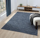Darla Textured Foldable Indoor Outdoor Rug, 5x7, Weather Resistant, Easy Clean, UV Resistant, Lightw