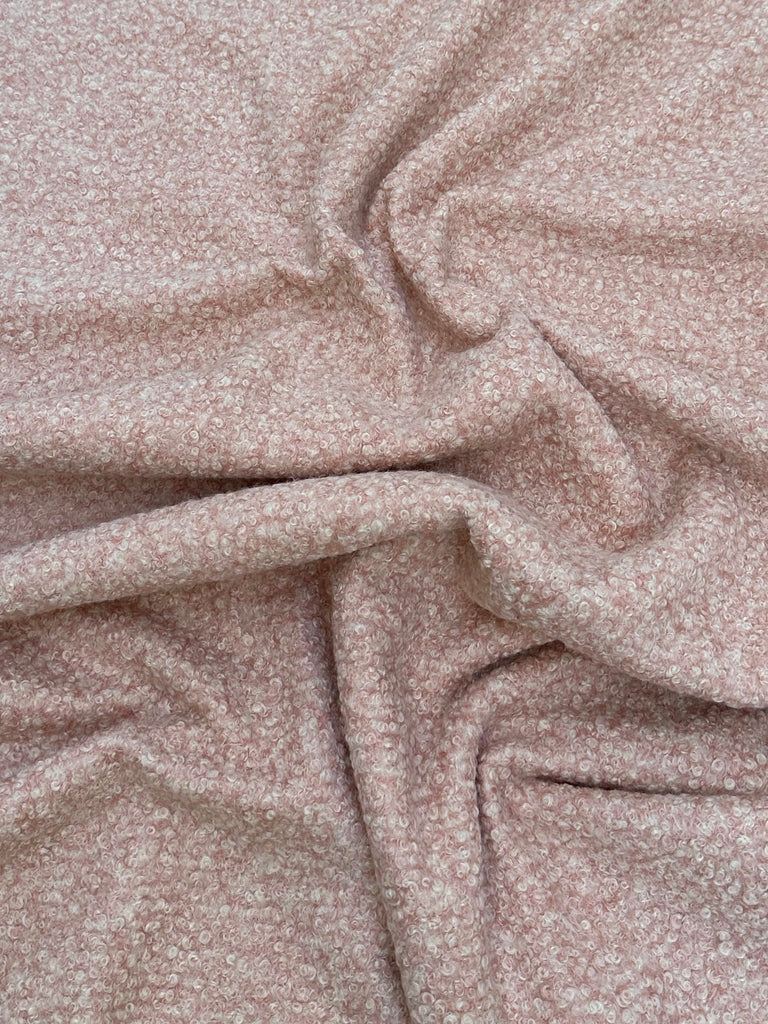 Luxurious Lamb Faux Wool Fabric: Plush Lambswool Texture with Two-Way Stretch - 3mm Thickness - 58/60" Width