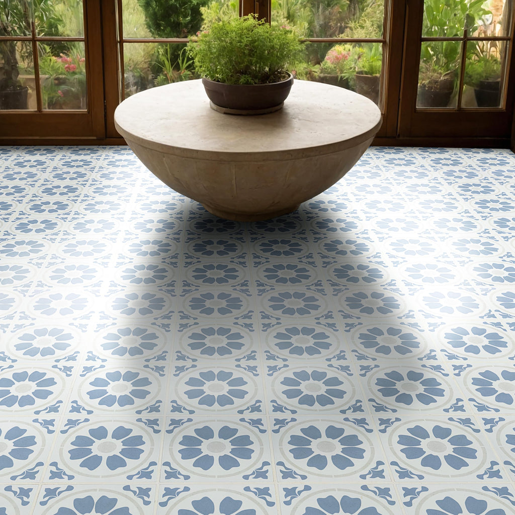 Porcelain Wall Tile | Tamensa Encaustic | 8" x 8"
