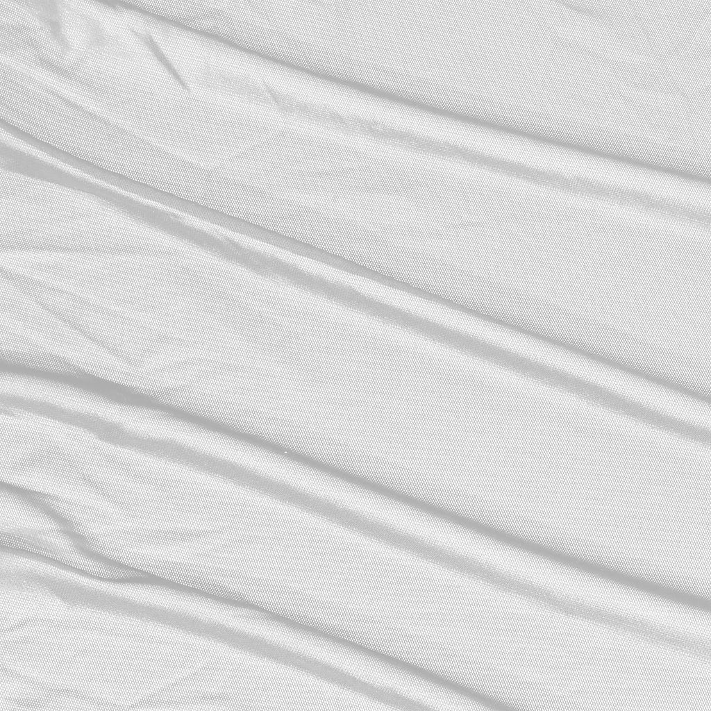 White Mesh Fabric by The Yard 4-Way Stretch, 60 Wide (5 Yard)
