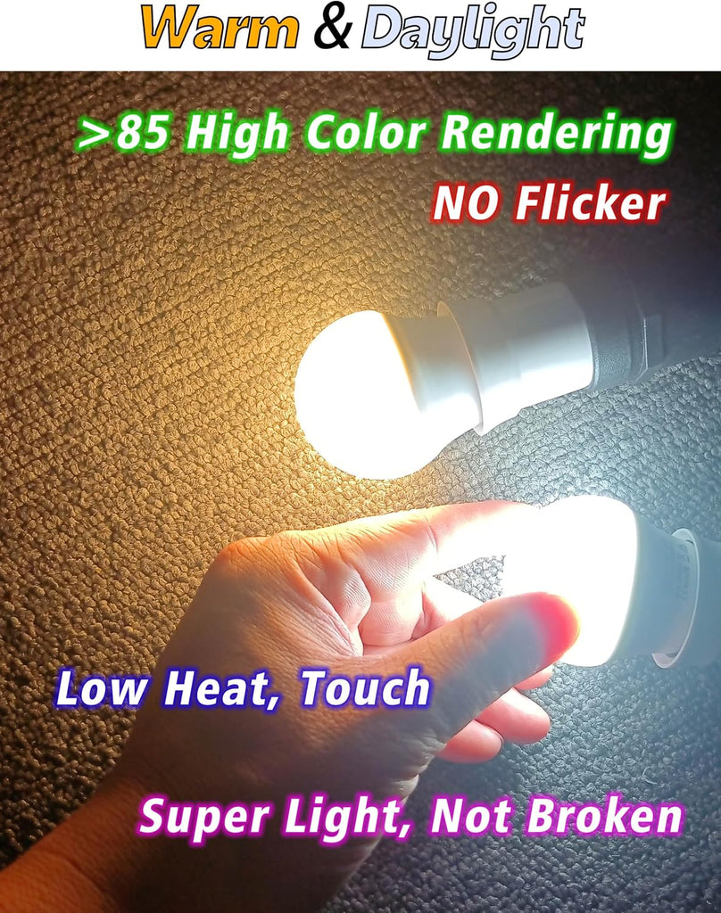 E26 LED Appliance Bulb 40W Equivalent, 120V A15 Ceiling Fan Bulbs Warm