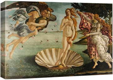 Birth of Venus by Botticelli Giclee Canvas Prints Wrapped Gallery Wall Art | Stretched and Ready to Hang - 16" x 24"