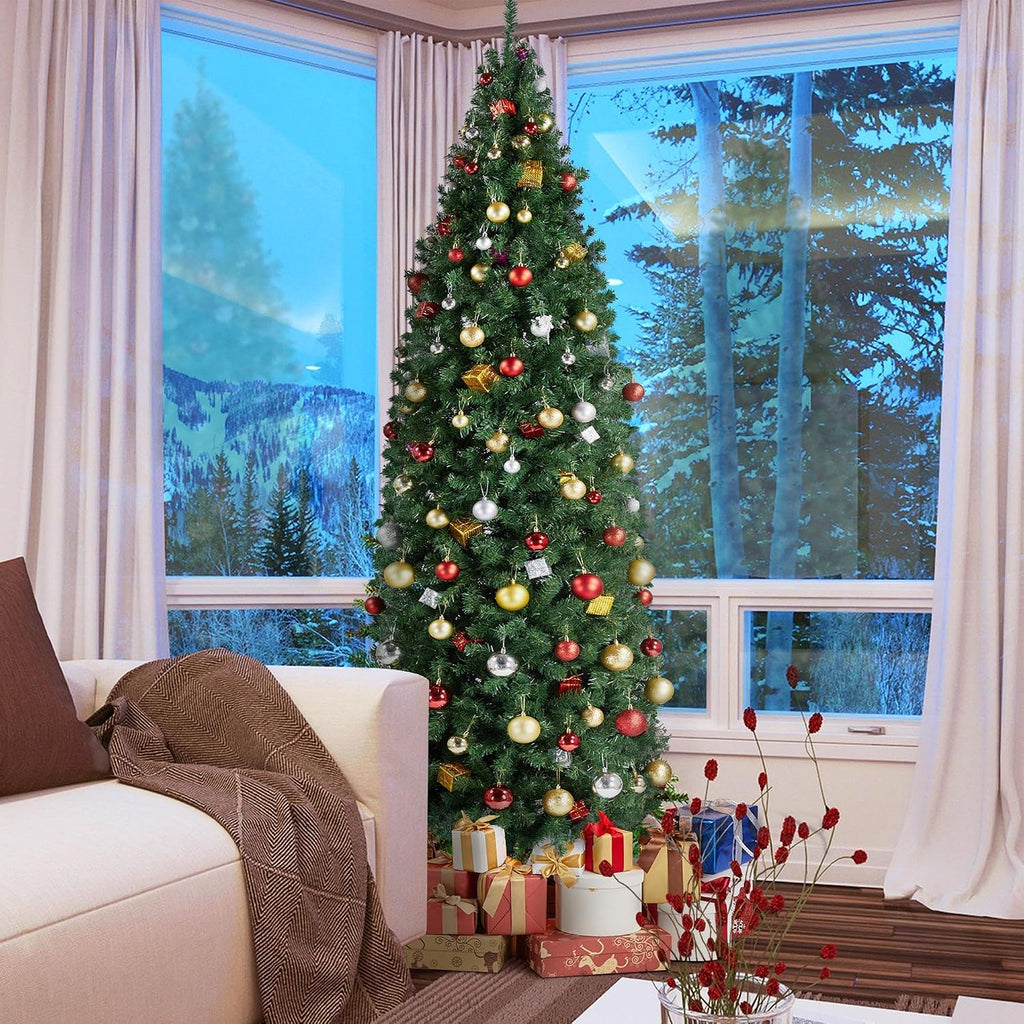 Pre-lit Pencil Christmas Tree