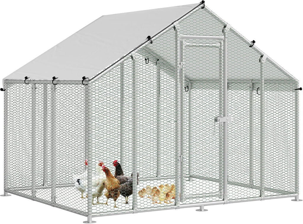 Extra Large Catio Outdoor Cat Enclosure with 7 Platforms & 2 Condos