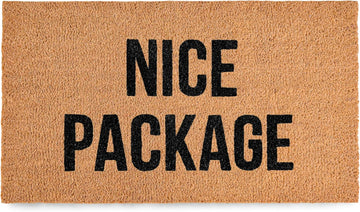 Nice Package Doormat 30x17 Inch, Welcome Mat Outdoor Funny Front Door Mat | Funny Home Decor, Conversation Starter