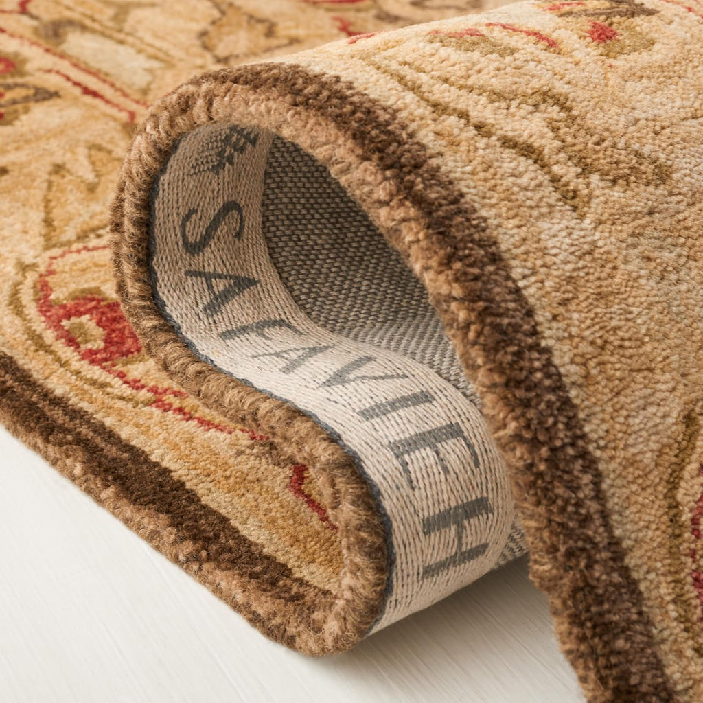 Anatolia Area Rug - 9' x 12', Beige & Beige, Handmade Traditional Oriental Wool