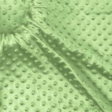Minky Dot Fabric by The Yard, 1 Yard x 60 Inch Sage Green