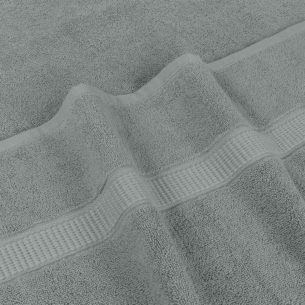 Jumbo Bath Sheets, 2 Pack, 35x70 in, 600 GSM Cotton, Cool Grey