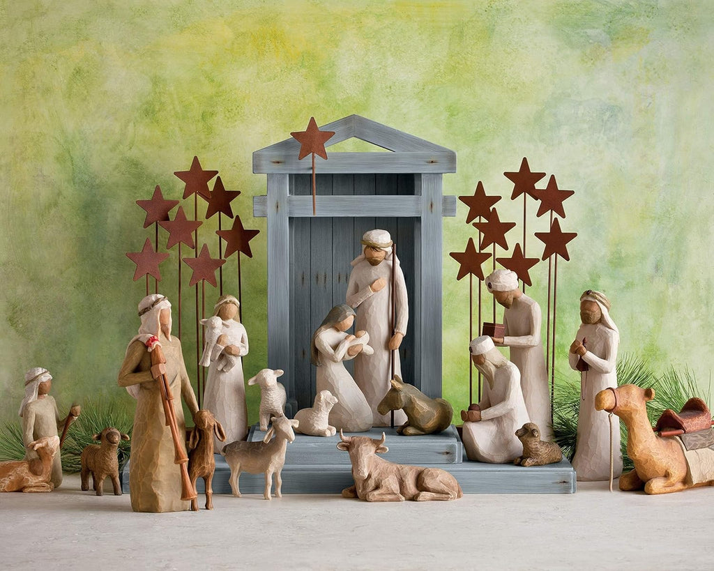 Zampognaro Shepherd, Sculpted Hand-Painted Nativity Figure