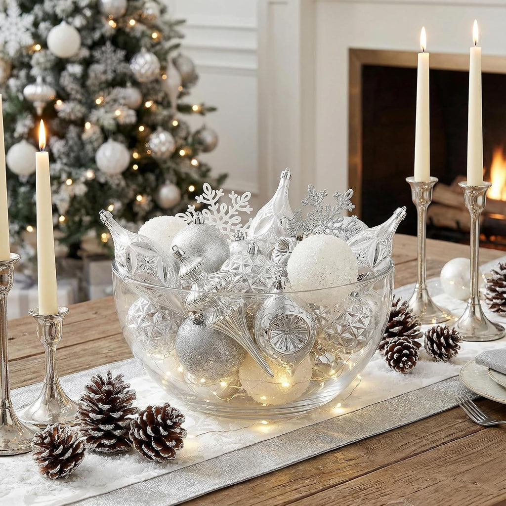50ct Christmas Tree Decorations Ball Ornaments Set