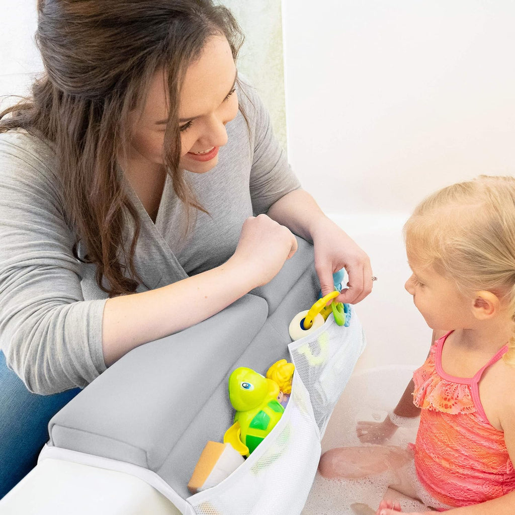 Bath Kneeler and Elbow Rest Pad, 1.75 inch Extra Thick Baby Bath Kneeling Mat and Elbow Pads for Bathtub. Bath Tub