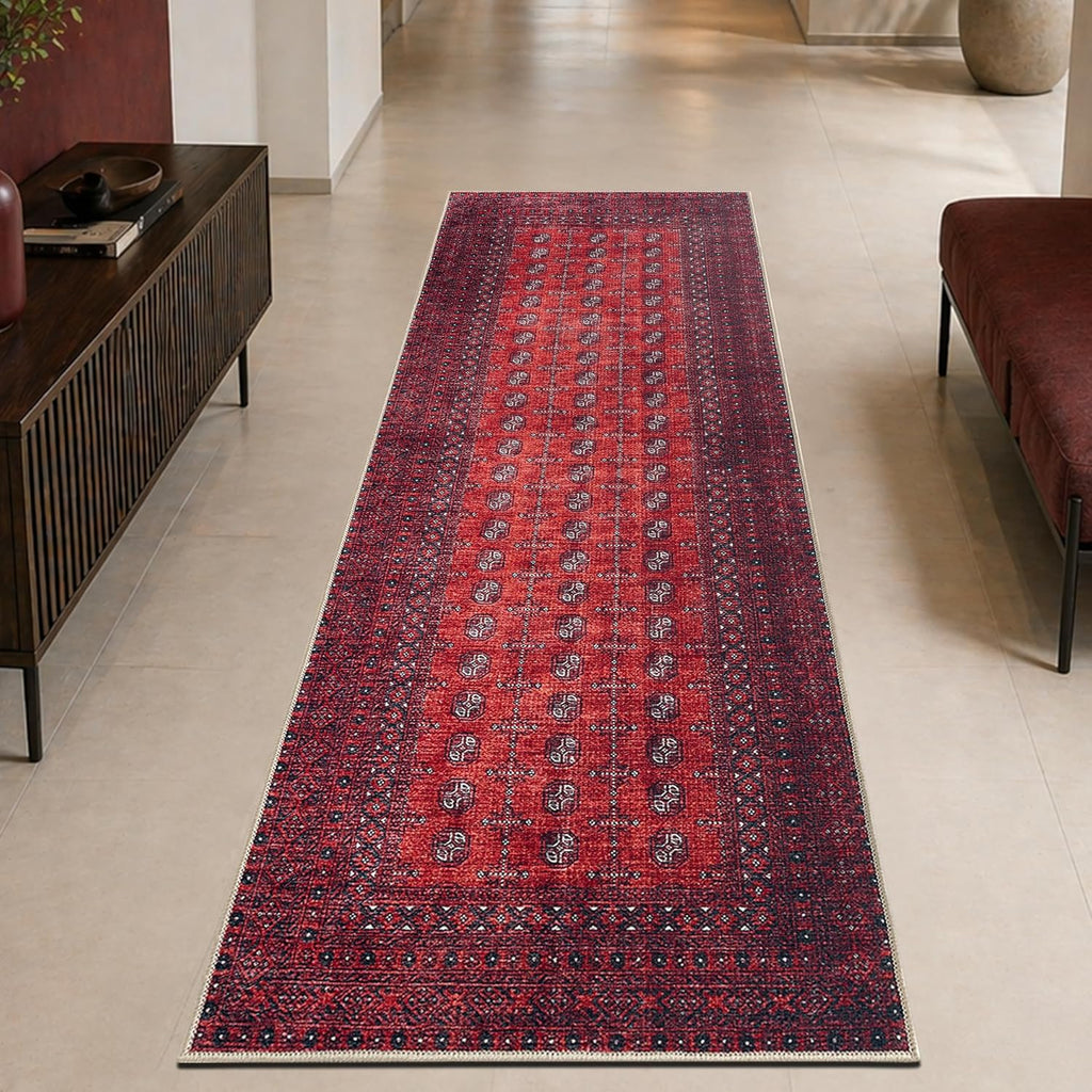 30"x120" Rug - Machine Washable Runner Rug with Non-Slip Backing, Ideal