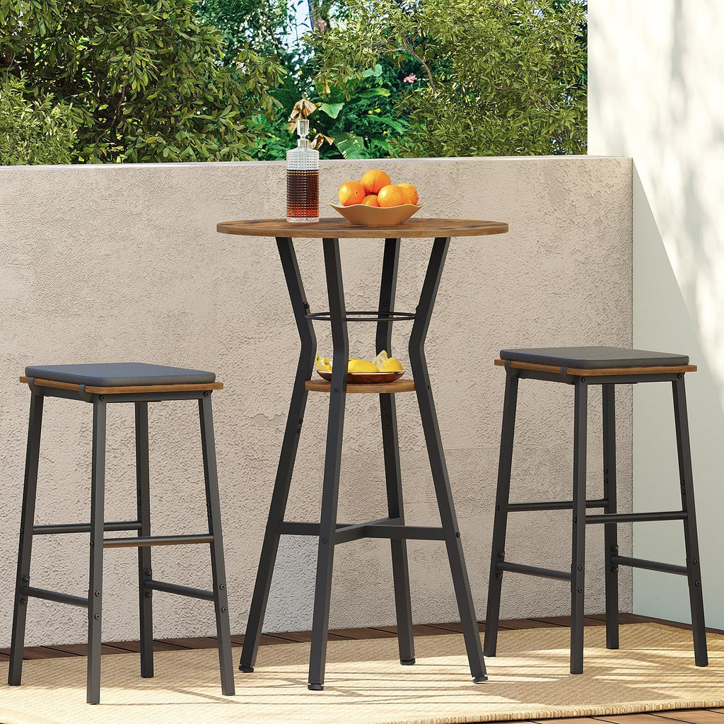 Bar Table, 2-Tier Round High Top Table, Pub Table, Home Bar Counter Height Tables, Bistro Tables, Meeting Room, Pub