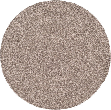 Braided Cotton Oval Rug, Farmhouse Ivory & Beige BRD256B