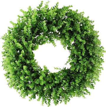 20" Boxwood Wreath Artificial Preserved Front Door