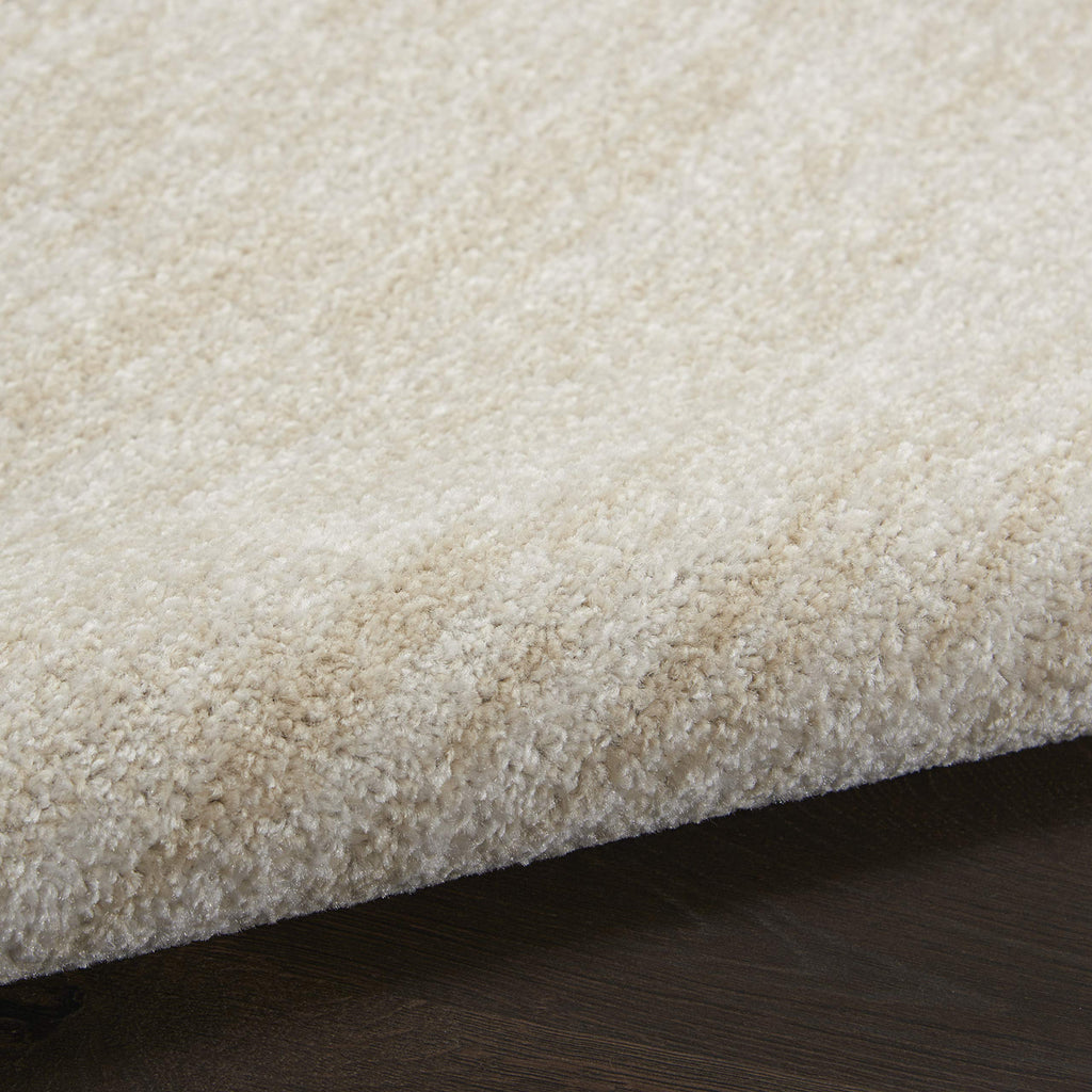 Essentials Ivory Beige 2'2" x 20' Area Rug - Easy Clean, Non Shedding, Bed Room, Living Room, Dining Room