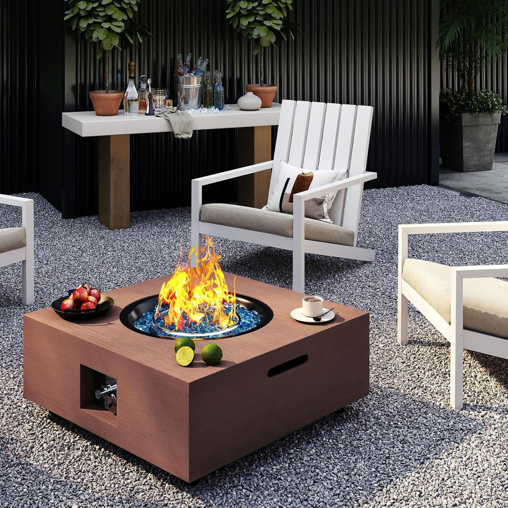 28 Inch Fire Pit Table Propane Fire Pit 40,000btu Gas Fire Pits