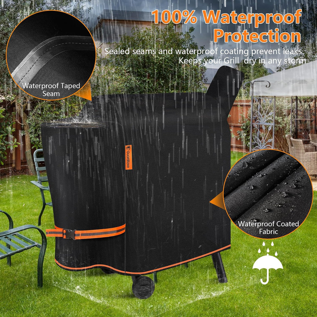 1000D Heavy Duty Grill Cover for Traeger Pro 22/575 Series BAC503 | Waterproof Wood Pellet Smoker Cover, Tear & Fade