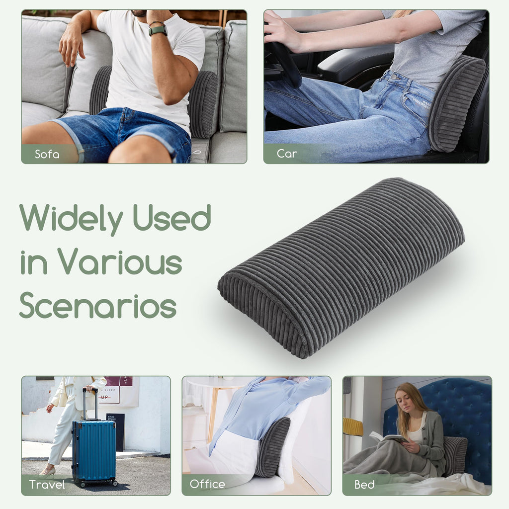 Lumbar Support Pillow for Recliner Chair/Accent Chair/Couch, Memory Foam Back Support Cushion for Elderly, Recliner
