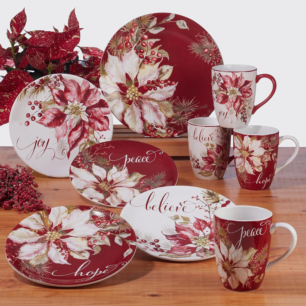 Winters Joy Oval Platter 16" x 12"