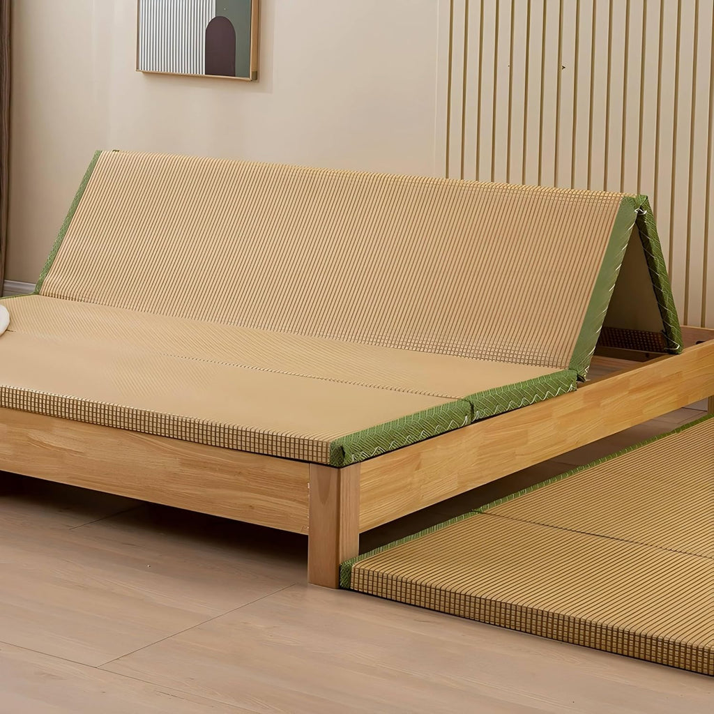 Foldable Japanese Tatami Mat: Natural Rush Grass Floor Mattress
