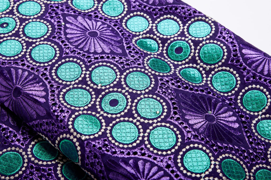 African Lace Fabric 5 Yards, Nigerian Water Soluble Textile Solid Guipure Cord Fabric Raw Material for Party Dress