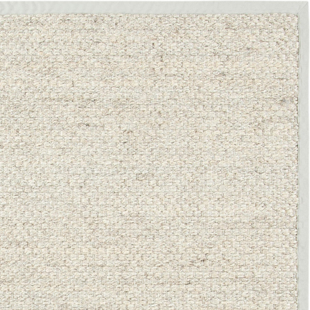 Area Rug 6' Square - Natural Fiber Collection - Marble, Sisal, Woven Design with Border (NF525C)