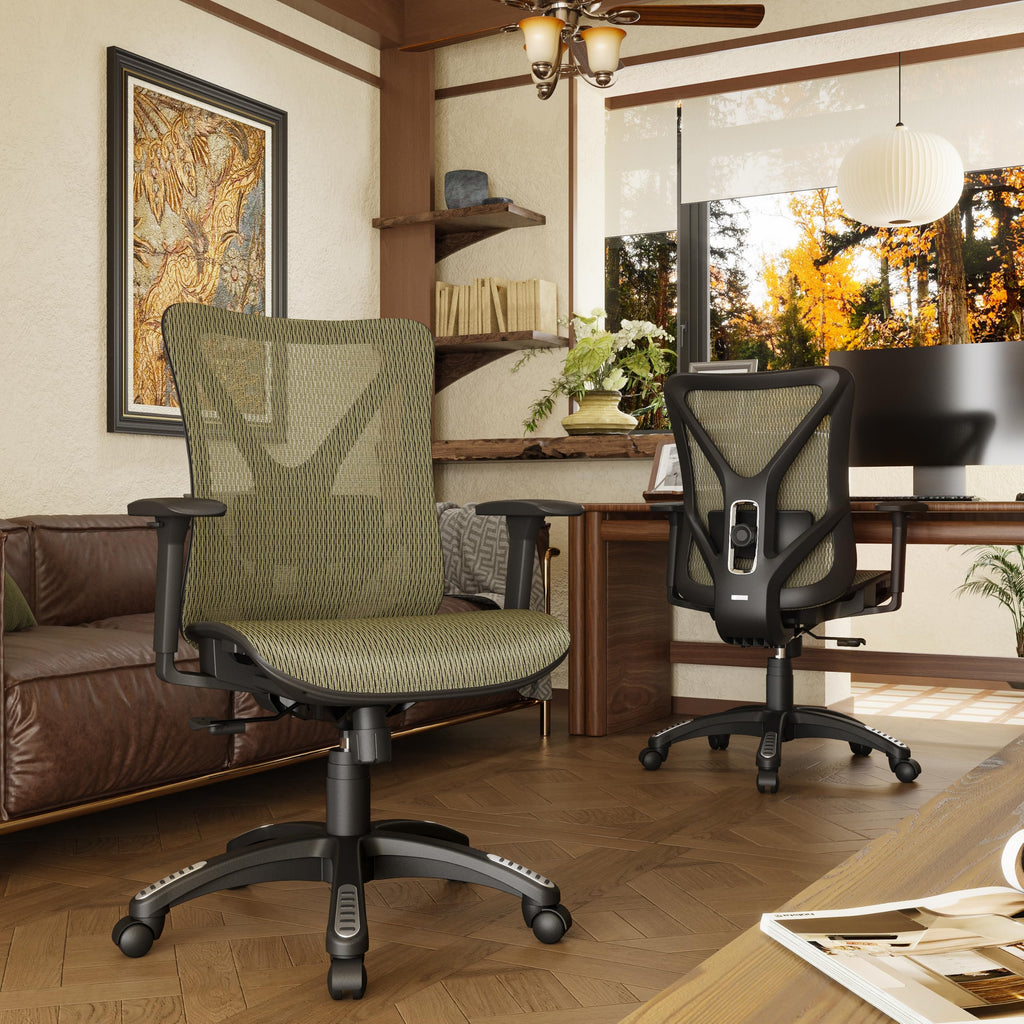 Ergonomic Office Chair, Mesh Computer Desk Chairs with BIFMA X5.1 Certified, Adjustable Lumbar Support, 3D Arm, Tilt